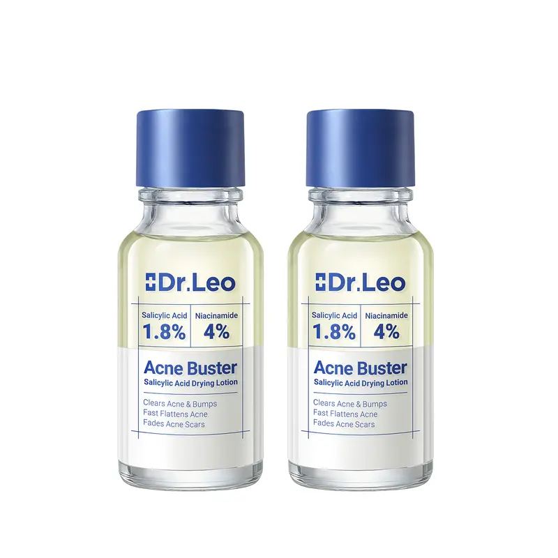 【Bundle & Save】Dr.Leo Pimple Drying Lotion Plus(2 Bottles) | 24H Spot Rescue | 1.8% Encapsulated Salicylic Acid + 4% Niacinamide | Acne Clearing Products | Inflammation Relief & Redness-Calming For Oily Skin #sohochic #tiktokshopbacktoschool