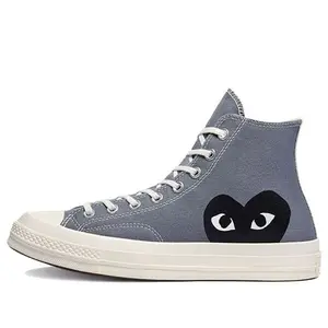 Converse x COMME des GARCONS PLAY Chuck 70 High 'Steel Grey' 171847C Converse x COMME des GARCONS PLAY Chuck 70 High 'Steel Grey' 171847C