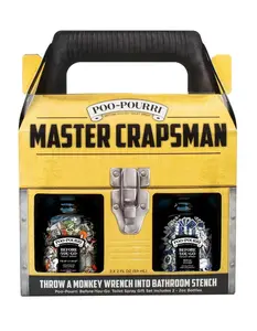 Poo-Pourri Toilet Spray, Master Crapsman Gift Set, Includes 2- 2oz Bottles