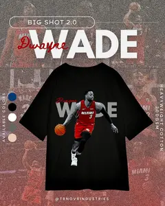 Dwyane Wade T-Shirt - Soft and Breathable Cotton Unisex T-Shirt - Top, Menswear