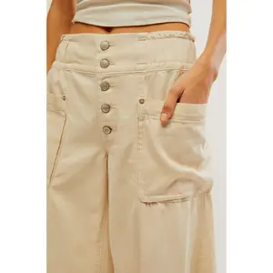 Free People Sun Setter Jeans OB1903245 - Women's Pants, Designed for Versatile Style and Comfort - Womenswear Boho Bottom