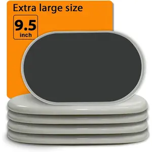 Furniture Sliders for Carpet, 9.5 Inch Heavy Duty  Moving Pads for Carpet and Hardwood Floors, Glides to Protect Surfaces and Easy Relocation