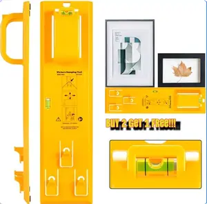 Yellow Picture Frame Level Tool Wall-mounted Modern