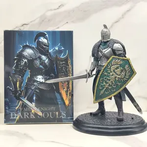 Dark Souls Collectible Figure, Upper Hanfa Knight Model, Abyss Walker Artorias Soldier Statue, Game Character Figurine