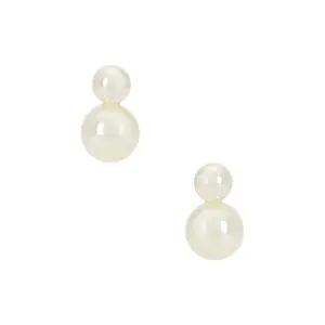Jennifer Behr Iris Earrings in Pearl