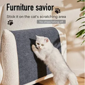 One-Piece Cat Scratching Board Easy to Cut, Strong Adhesive, No Falling, Cat Claw Grinding Pad, Home Furniture Protection Mat