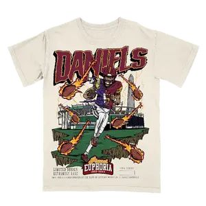 Jayden Daniels Tee – Commanders Rookie Quarterback Tshirt – Dual-Threat Scrambler Dynamic Graphic for Football Fans