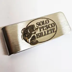 Solo Pesco Money Clip – Handcrafted Stainless Steel Clip for Cash & Cards
