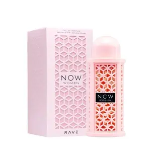 Lattafa Rave Now Eau de Parfum Spray for Women 3.4 Ounce - Irresistible Fragrance with Red Fruits & Orange Top Notes