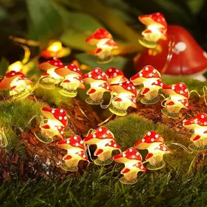 Standing Mushroom Lamp Decoration, Battery Powered (no Battery), Cute Mushroom Light for Bedroom, Party, Wedding, Holiday Decor