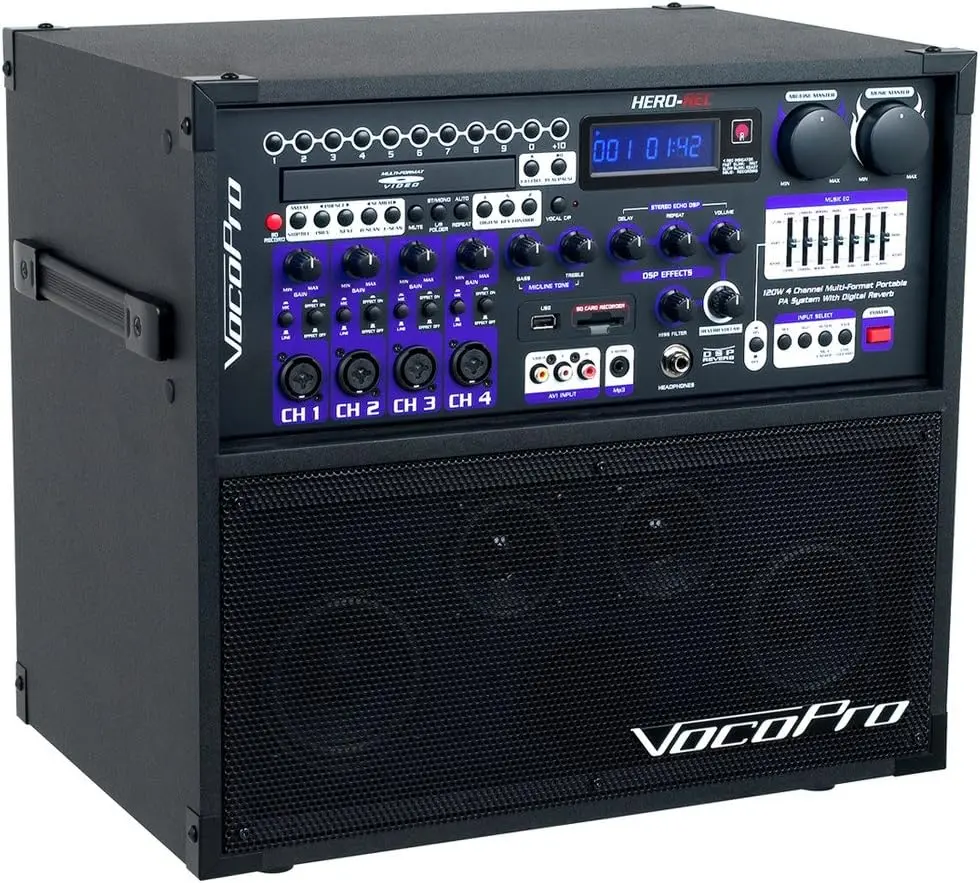 VocoPro HERO-REC BASIC Home Karaoke System