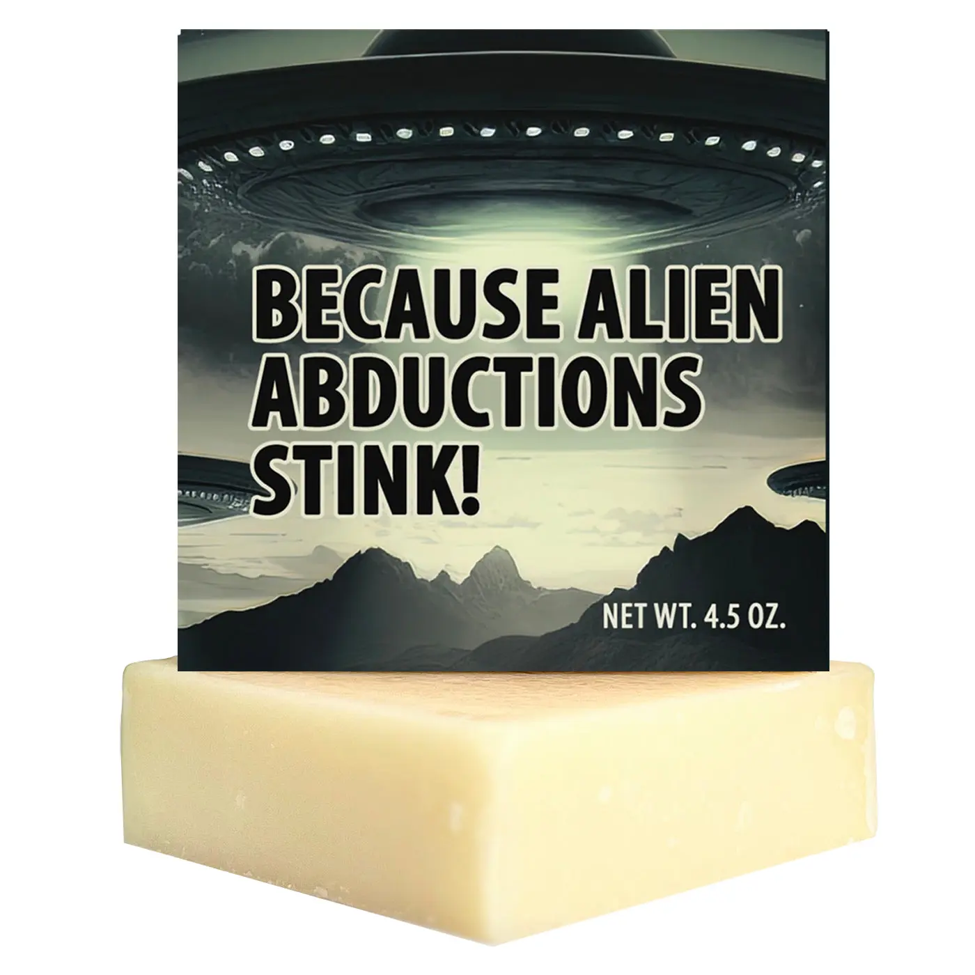 Alien Invasion UFO Abduction Soap