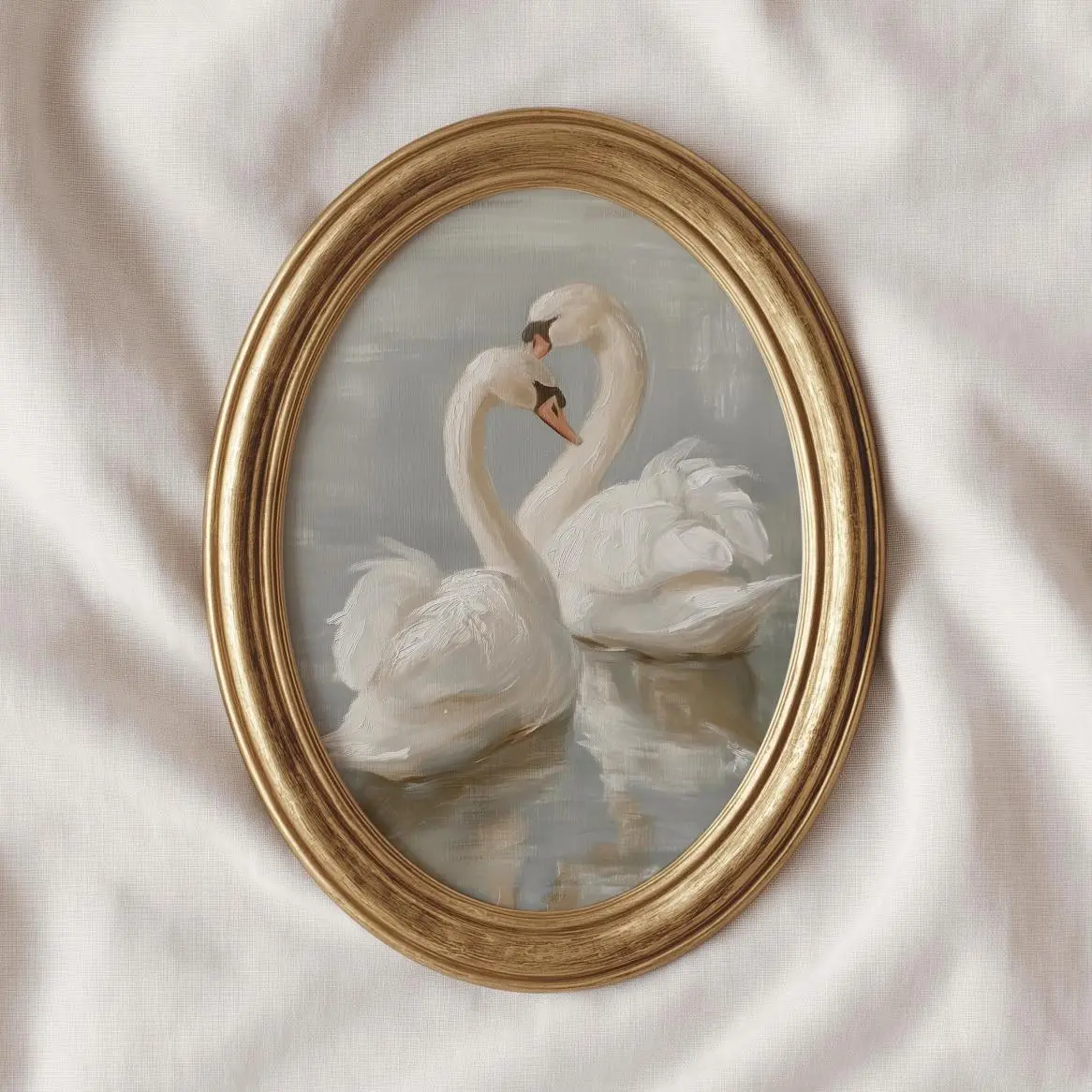 Vintage Swan PRINTABLE Wall Art | French Country Decor | Antique Swan Painting | Trendy Home Decor, Full Color Selection, Pick Your Favorite, Wardrobe Staple, For Any Season