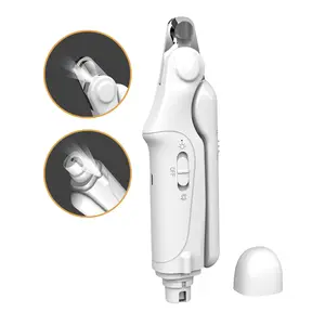 2 in 1 Dog Nail Grinder & Dog Nail Clippers Trimmers for Large Medium Small Dogs