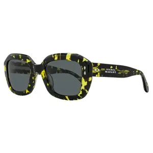 Isabel Marant Rectangular Sunglasses IM0108GS SCLIR Yellow Havana 52mm