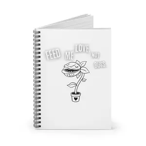 Spiral Notebook - Ruled Line, Plant Book, Gardening Book, Note taking Book, Shopping lists, school writing, writing journal, organize thoughts, poem notebook, notebooks, lined spiral notebook, Back To School, Fall Notebook, Halloween Notebook