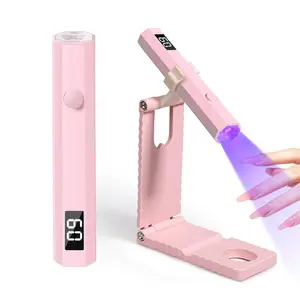 Rechargeable Mini LED Nail Dryer for All Gel Nails, Portable Cordless UV Flash Cure Lamp, Skin‑Safe Fast Cure Design,  Great Nail Tool for Beginners and Pros