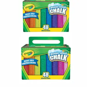 2 48 piece crayola chalk bundle