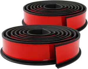 B BRAZIFY 2.17In(5.5CM)*11.5FT*2PCS Car Wheel Eyebrow Arch Trim Lips Strip Fender Flare Protector Universal Rubber Wheel Eyebrow Protector for Car and Truck Fender Flare Edge Trim (5.5CM) Universal U-Shaped Car Door Guard Gray Car Side Door Edge Protector