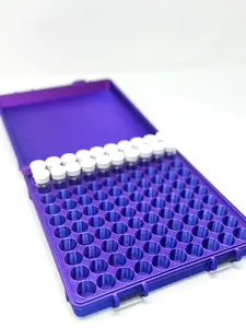 100-Vial 3mL Vial Vault Case | GLP-1 Peptide TRT Storage Box