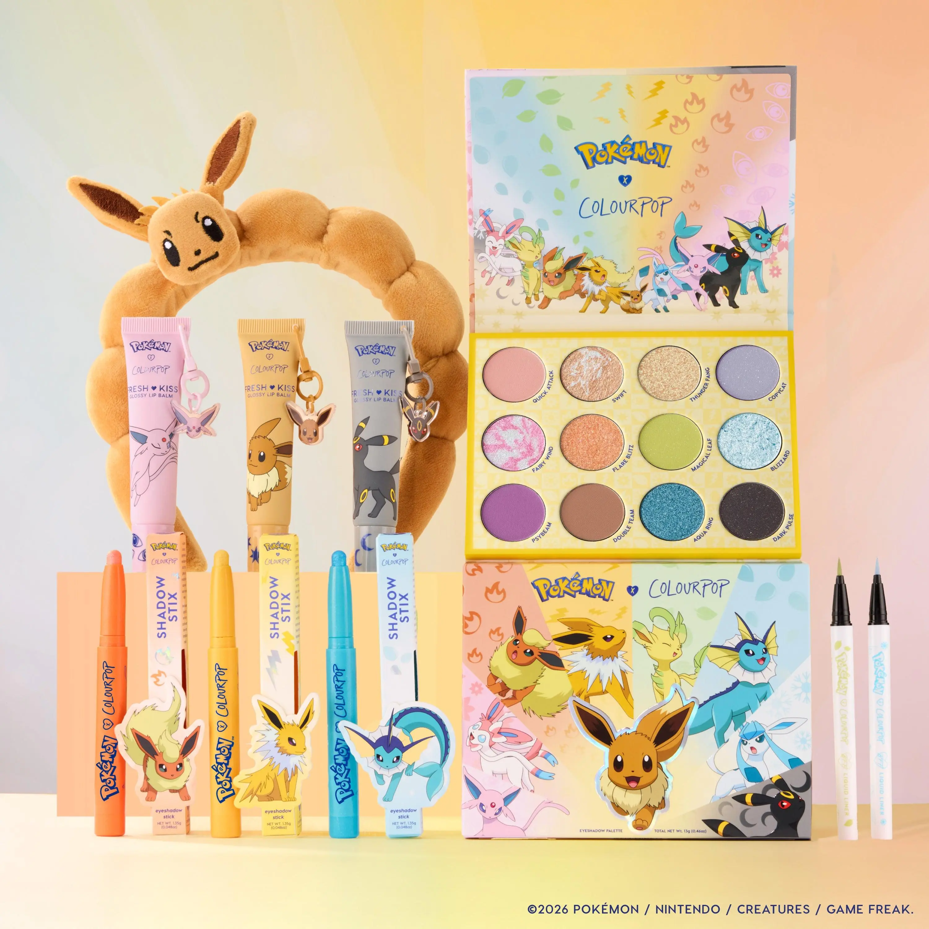 ColourPop x Pokémon: Eeveelution Infinite Possibilities Bundle ColourPop x Pokémon: Eeveelution Infinite Possibilities Bundle