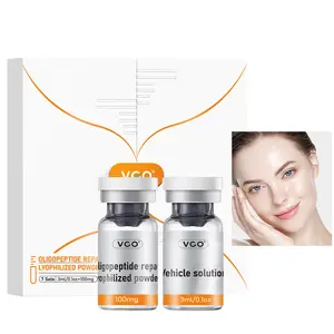 VGO Oligopeptide Repair Freeze-Dried Powder, Improve Coarse And Fine Pores, Repair Sensitivity, (7 Sets Contain Vehicle Solution 3ml/0.1oz+ Lyophilized Powder 100mg)