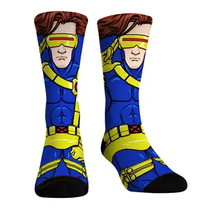 Rock Em Elite X-Men HyperOptic Character Crew Socks - Cyclops