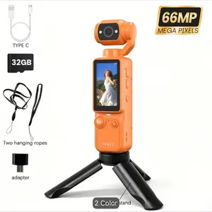 W&O 4K HD Video Recording Pocket Camera - 180° Rotating