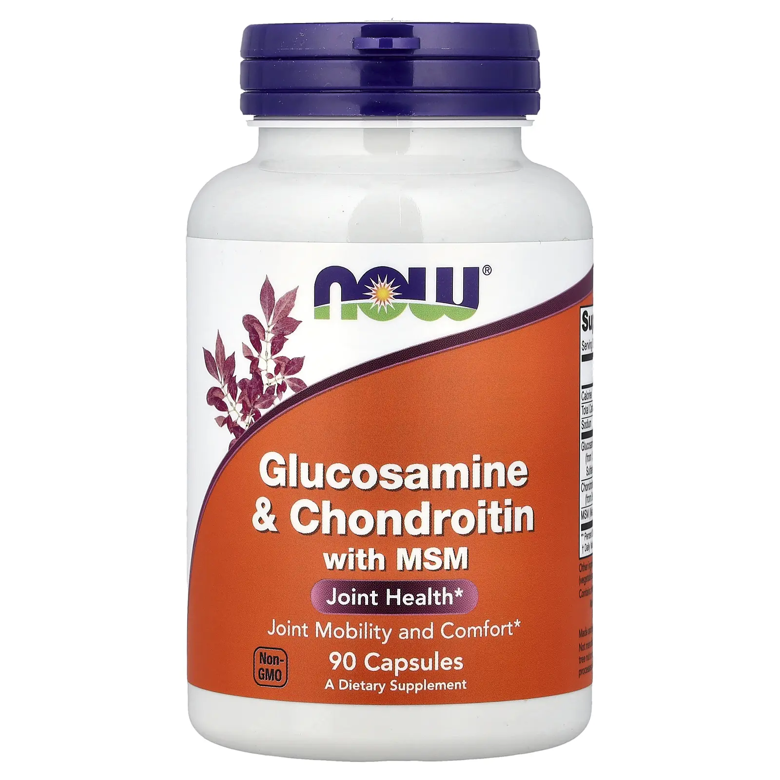 NOW Foods Glucosamine & Chondroitin with MSM, 90 Capsules