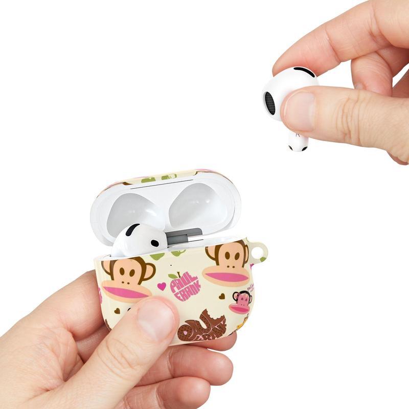 Paul Frank Julius Monkey Pop Art Pattern Earbuds Case Cover for Apple AirPods Pro 1 2 3, AirPods 1 2 3 4