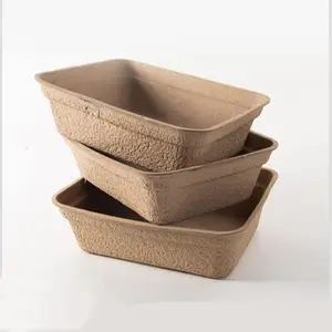 3 Pack Large Disposable Cat Litter Box, Paper Litter Tray for Cats Hamster Guinea Pig Mice Small Animals, Multilayer Sturdy Leak Resistant Sustainable