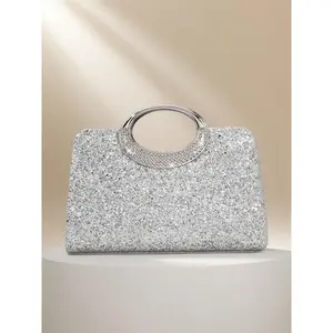 OpulAura Women's Sparkling Crystal Rhinestone Evening Clutch Purse Luxury Glitter Cocktail Party Handbag for Formal Gowns Parties Birthdays Weddings Bridal Party