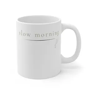 Elegant Minimalist 11oz Mug, Gift for Coffee Lovers, Inspirational Cup, Mom Gift, Home Office Decor
