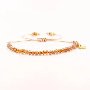 Friendship Crystal Orange Fall Bracelets