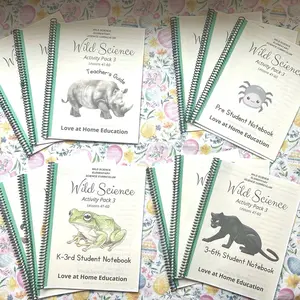 Wild Science 1-3 Bundle! Lessons 1-20 and 21-40 and 41-60 now with book and show lists for K-6th grade