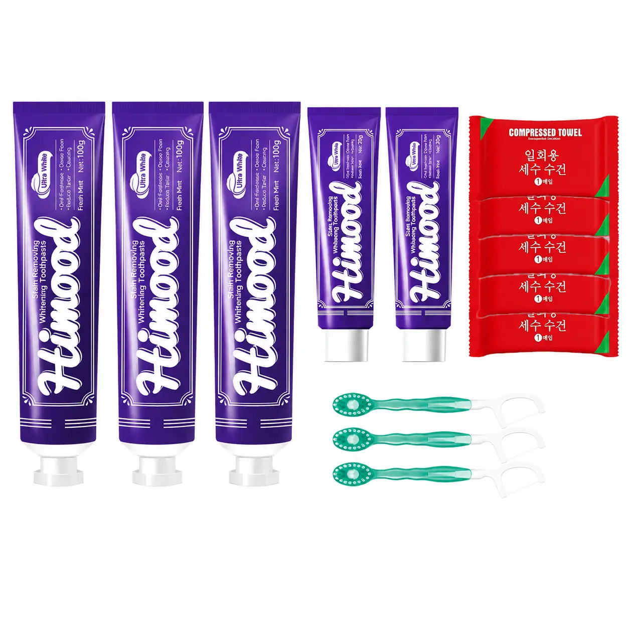 HIMOOD Multi-Action Whitening Toothpaste - Anti-Inflammatory, Restorative Oral Care Product