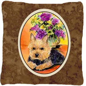 212 MAIN Norwich Terrier Heavyweight Decorative Fabric Cushion - Soft Padded, Durable, Quality Material, Washable for Indoor/Outdoor Use, Durable Cushions, Soft Padded Cushion