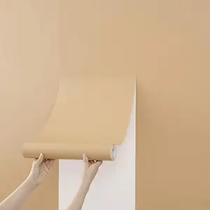 Faux Leather Wall Sticker, Waterproof & Oil-proof Kitchen Cabinet Sticker, Self-adhesive Wall Decal for Home Living Room Bedroom