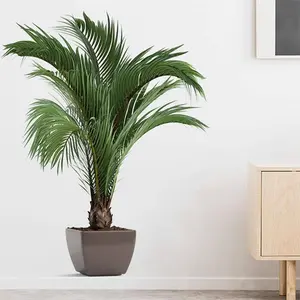 Artificial Potted Plant Wall Sticker, Fake Potted Plant Wall Decal, Decorative Sticker for Home Living Room Bedroom Study Room, Decoration Items, Wall Art Stickers