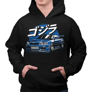 GTR R34 BLUE Hoodie