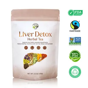 Vital-Tea Liver Support with Milk Thistle Goji Berry Chrysanthemum - Cleanse Liver and Eyes | Organic, Natural Herbal Tea Loose Leaf (100g) Beverage