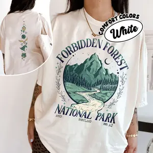 Gilden Forbidden Forest Wizard Sweatshirt National Park Harry Potter Shirt