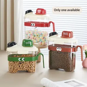 Pet Food Storage Bucket, Sealed Dog & Cat Food Container, Moisture-Proof Pet Feeding Box, Food Grade Pet Supplies Organizer