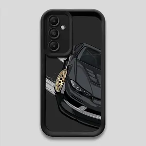 Phone Case - Phone Case for Black Car Phone Cover Soft Back Cover Frosted Full-Body for Samsung Galaxy S26 S25 S24 S23 S22 S21 Fe Plus Ultra A13 A14 A15 A16 A17 A33 A34 A35 A36 A52 A53 A54 Note20
