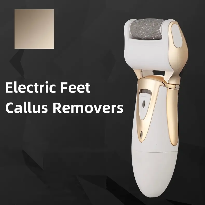 Electric Feet Callus Removers Rechargeable，Professional Pedi Feet Care For Dead - USB Powered Pedicure Tool with 2 Interchangeable Grinding Heads, Long-Lasting Battery，Professional Foot Care Kit With 2Speed