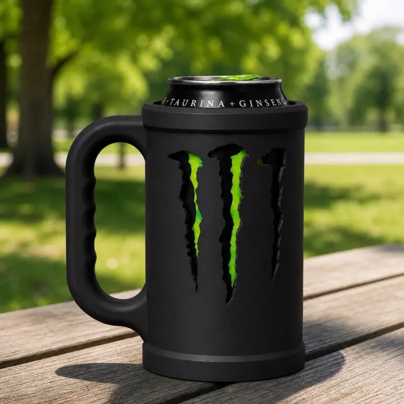 3D Printed M Energy Can Holder