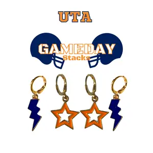 University of Texas at Arlington Spirit Earring Stack For Mavericks Game Day