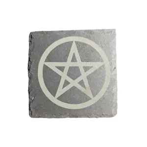 Pentacle Pentagram Stone Coaster