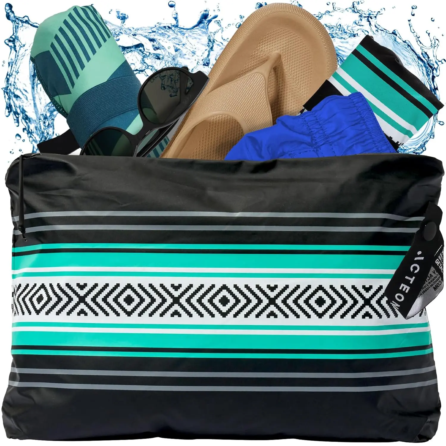 Travel Organizer Storage Kit – Acteon Wet Dry Bag for Swimsuits, Clothes & Gear | Water-Resistant, Foldable design , Lightweight Accessories luggage Organizer
