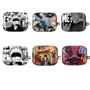 Anime Jujutsu Kaisen AirPods, Airpods Max Case, Gojou Satoru Airpods Case For Airpods Gen 1, 2, 3, 4, Airpods Pro 1, 2, 3 & AirPods Max